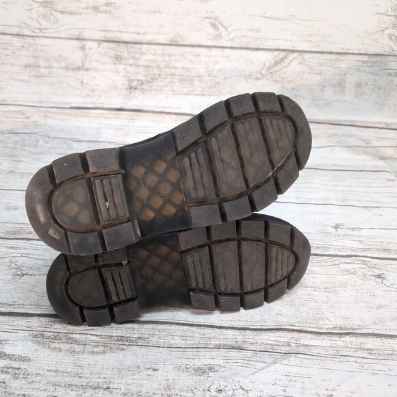 Dr MArtens Embury Black Leather Slip On Chelsea Boots Women 9 Men 8 - Picture 7 of 8